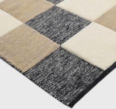 Moroccon Zebra Design Wool Rug